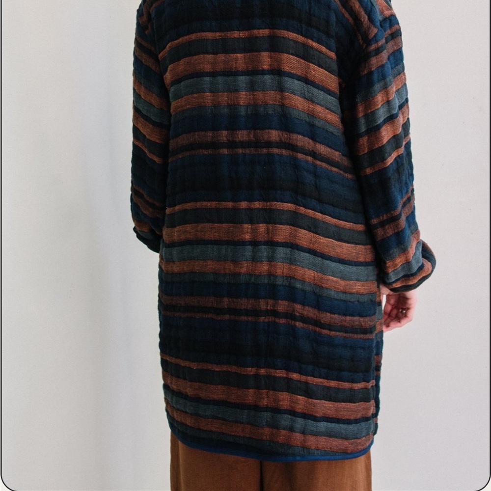 Beata Design Studio linen Viola Coat - Picture 3 of 9